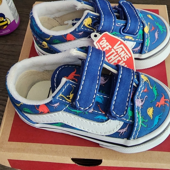 Toddler size 4 Dino Vans - Picture 3 of 3